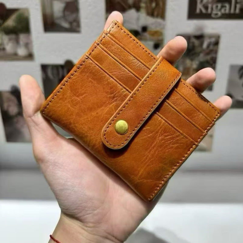Genuine Leather Card Holder Wallet
