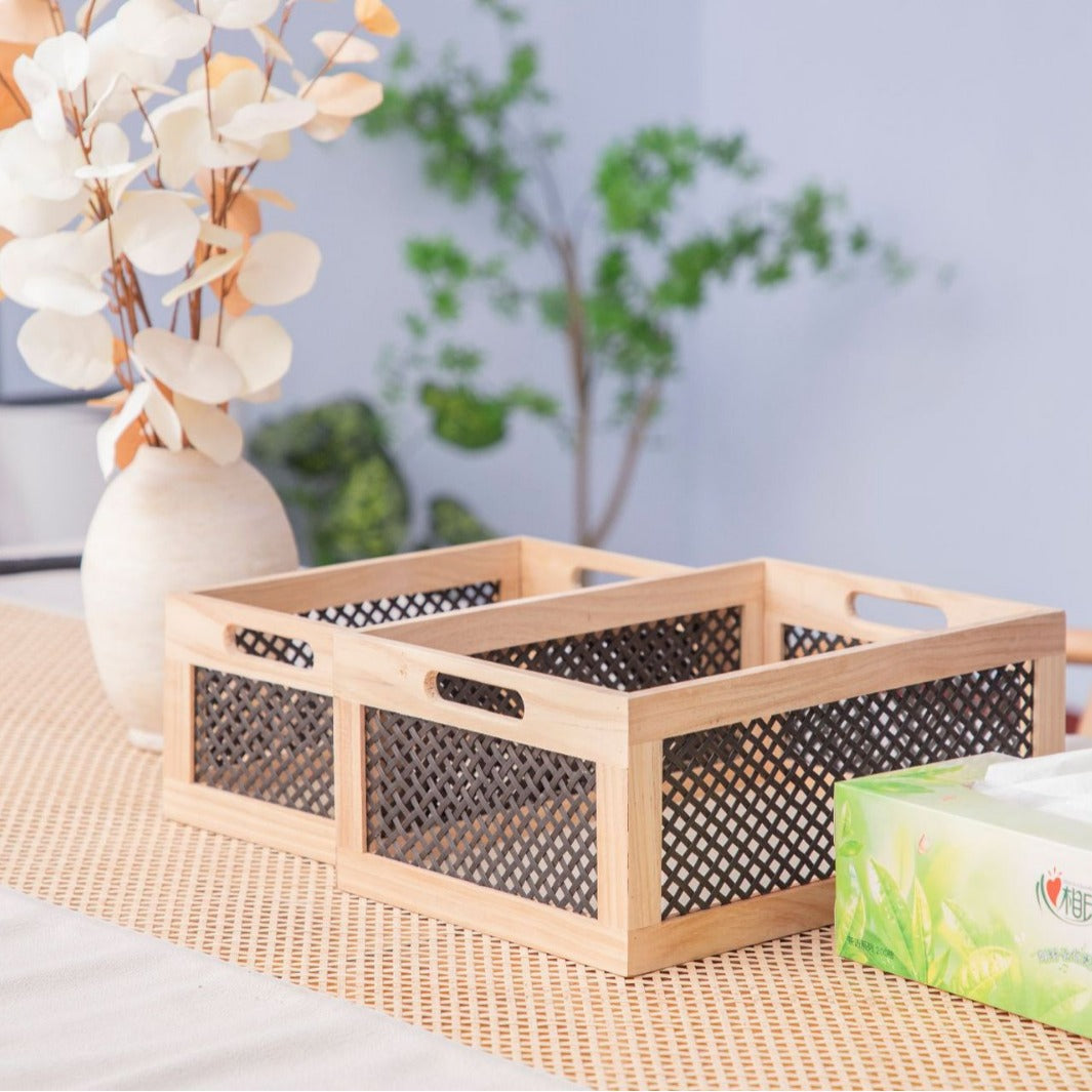 Decorative Woven Storage Caddy Kalsten