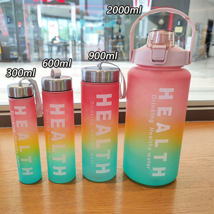 Ladies' Motivation Water Bottle with Time Scale and Ergonomic Design Kalsten