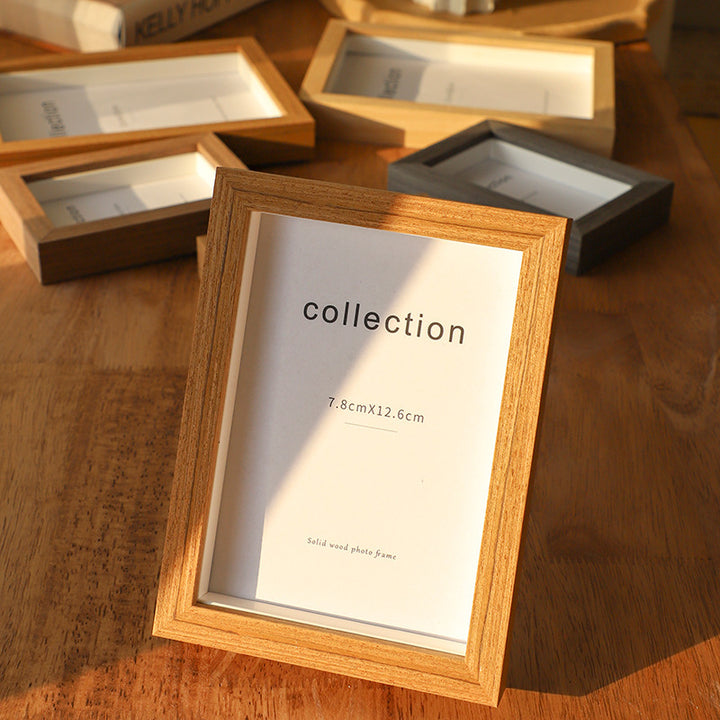 Elegant Wooden Photo Frame for Tabletop Display