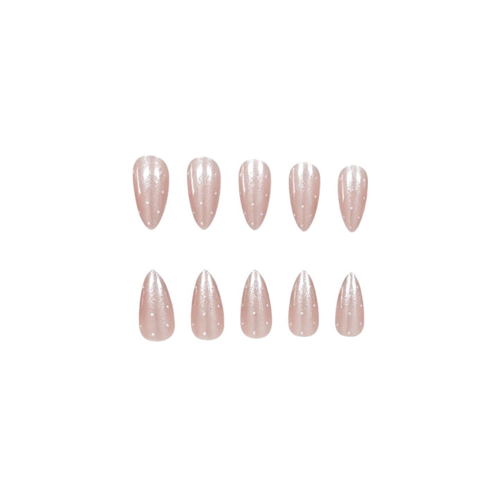 Elegant Glossy Nail Art Enhancements Kalsten