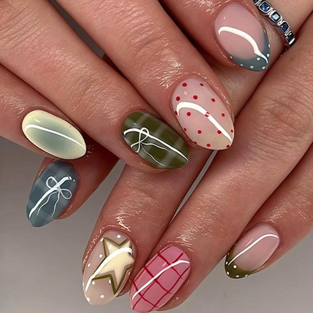 Artistic Themed Nail Extensions Kalsten