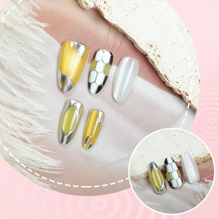 Metallic Accent Press-On Nail Set
