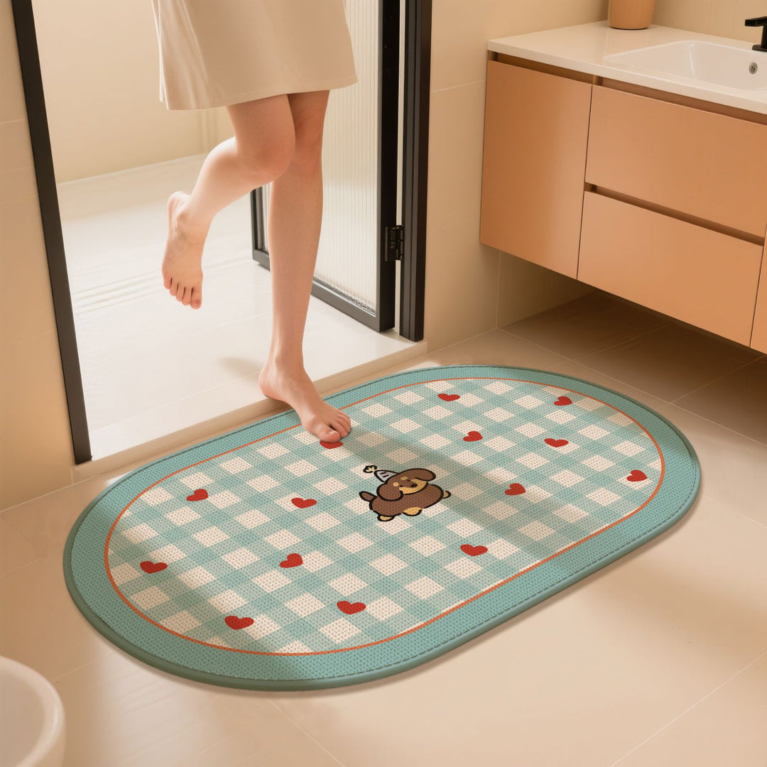 Cute Animal-Themed Bath Mat Kalsten