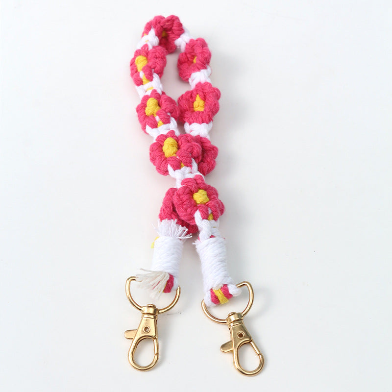 Floral Patterned Keychain