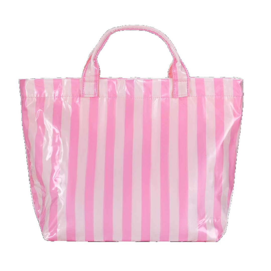 spacious Stripe Beach Bag Kalsten