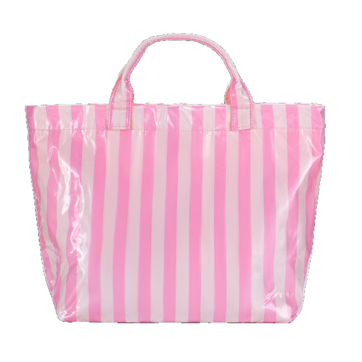 spacious Stripe Beach Bag Kalsten