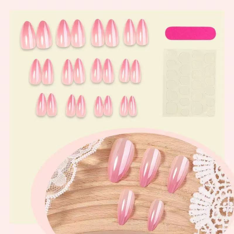 Artificial nail set with elegant high-gloss design Kalsten