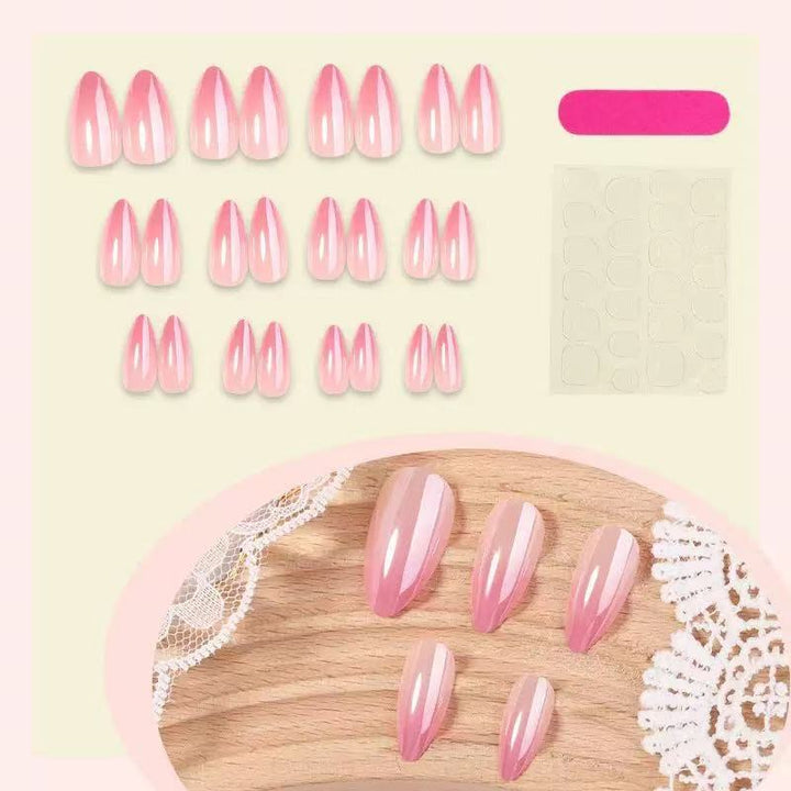 Artificial nail set with elegant high-gloss design Kalsten