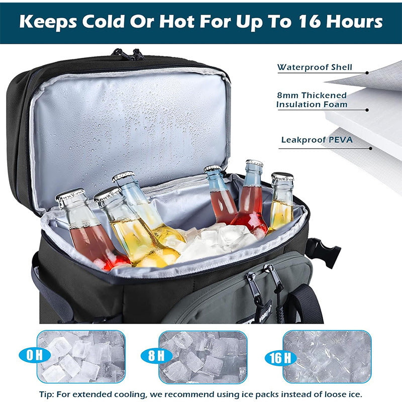 Multifunctional Insulated Drinking Backpack with Reinforced Carrying Handles Kalsten
