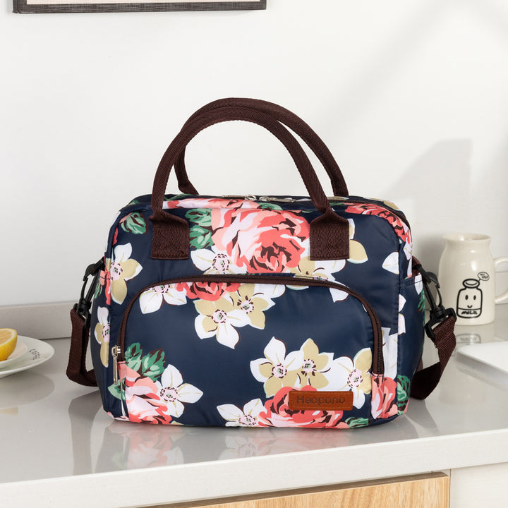 Versatile Leopard Print Travel Tote