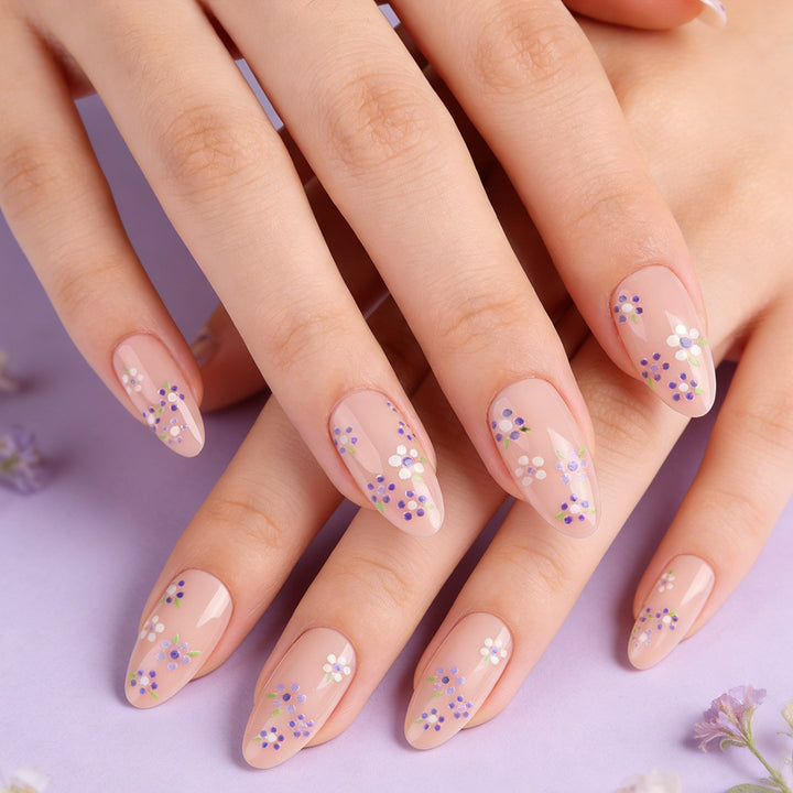 Floral Design Press-On Nail Art Set Kalsten 1787543104