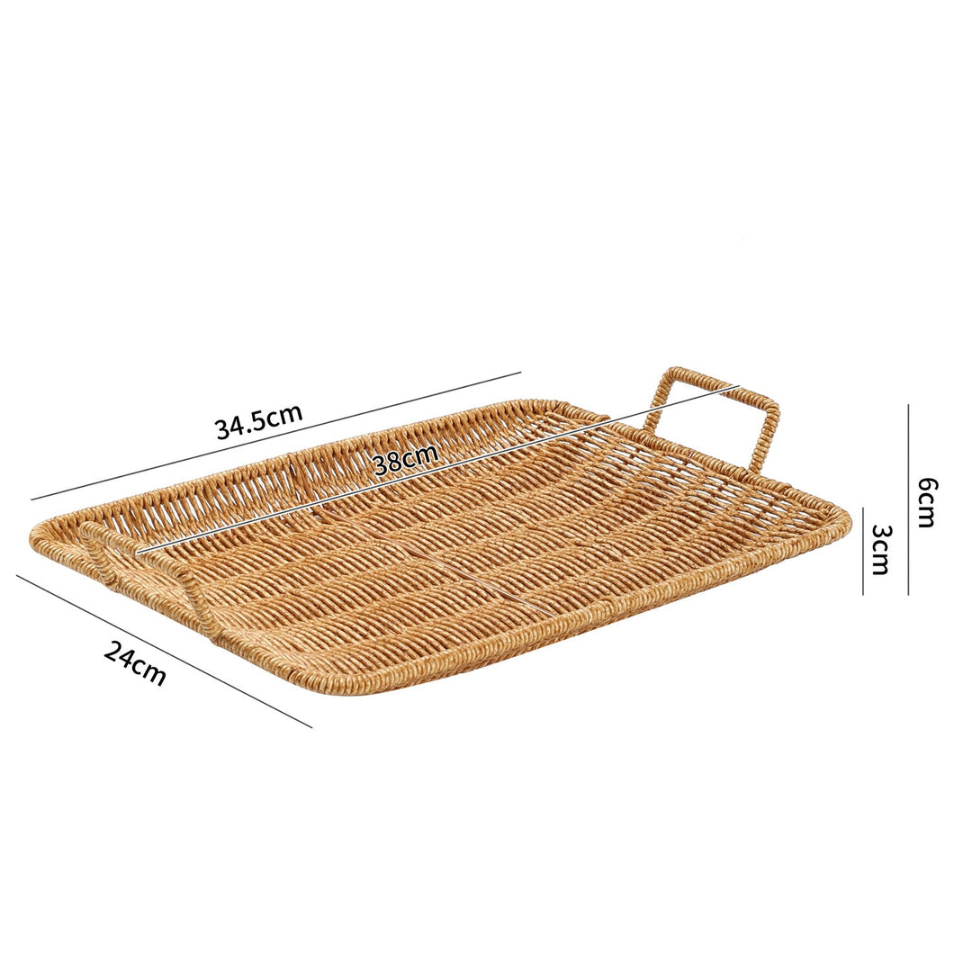 Handwoven Decorative Serving Basket Kalsten