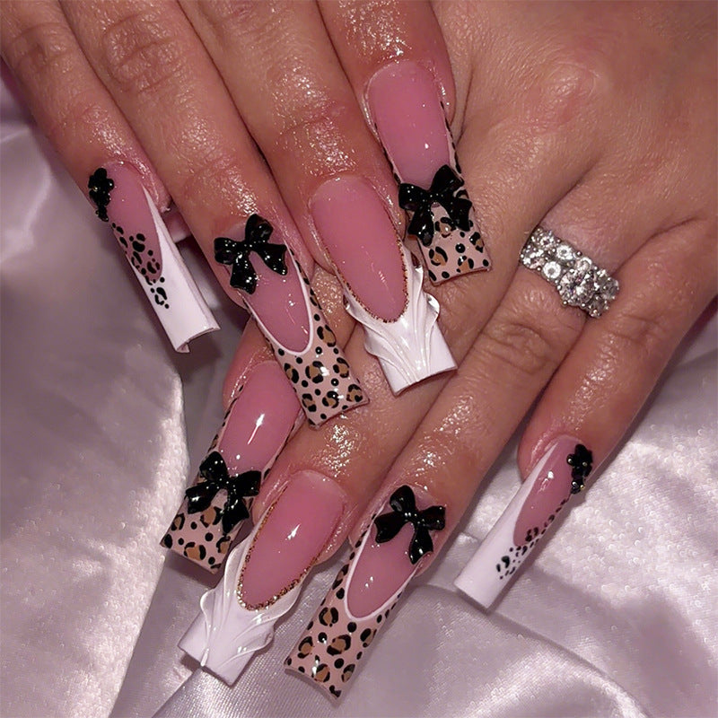Nail art set with creative bows and animal designs Kalsten