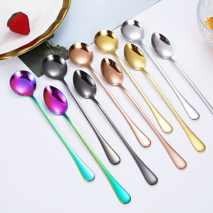 Elegant teaspoon with polished gold surface Kalsten