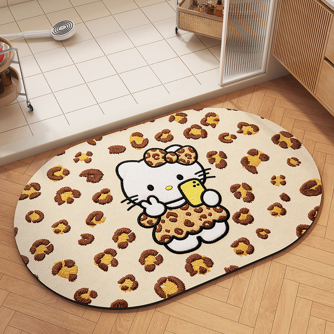 Cute Character-Themed Bath Mat
