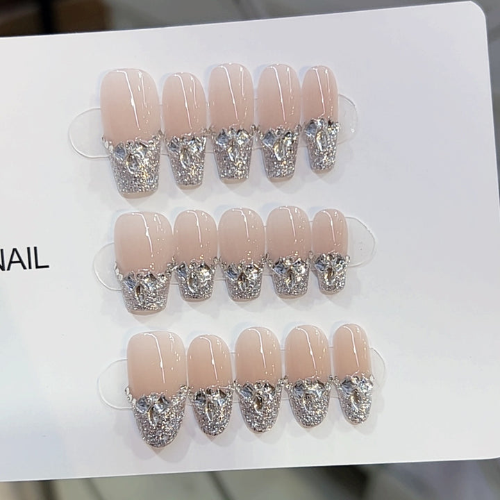 Elaborate Press-On Nail Set Kalsten