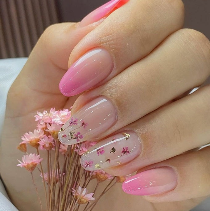 Premium Floral Acrylic Nail Enhancements Kalsten