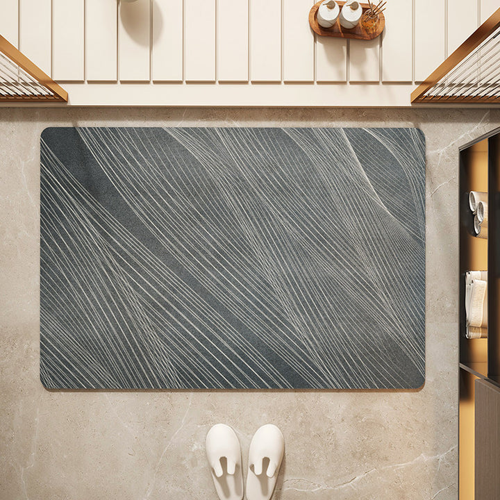 Floral Patterned Entryway Mat