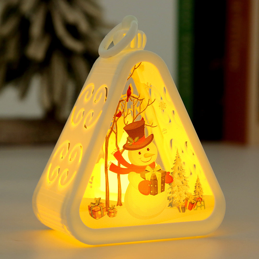 Cheerful decorative lantern