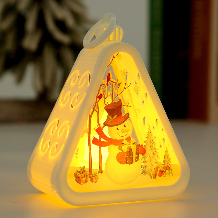Cheerful decorative lantern