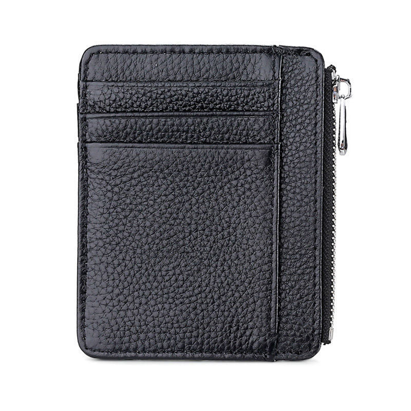 Premium Leather Zip-Around Card Case Kalsten