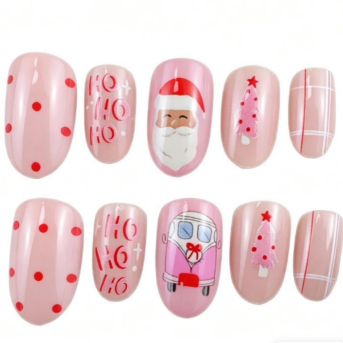 Creative Nail Art Set with Christmas Designs Kalsten
