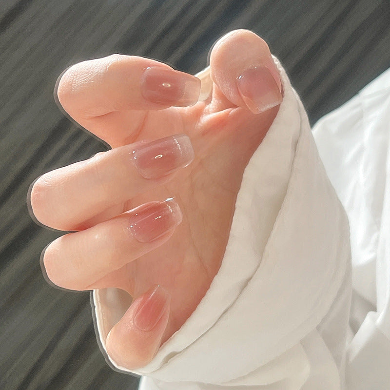 Premium Natural Press-On Nail Set Kalsten