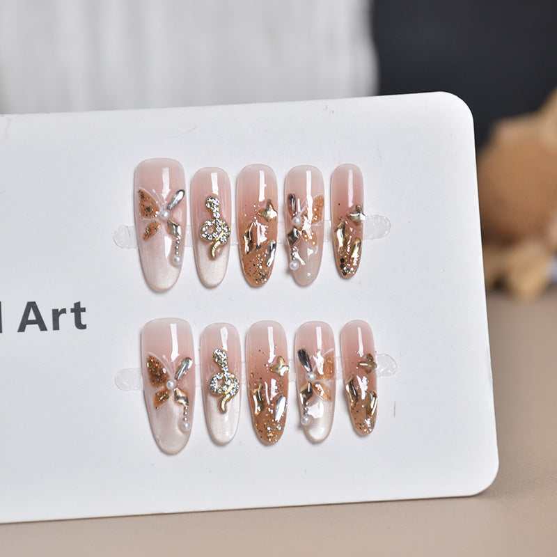Decorative Animal Print Press-On Nail Set Kalsten