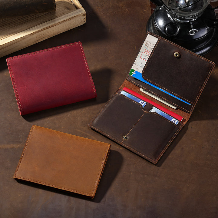 Classic Leather Passport Holder