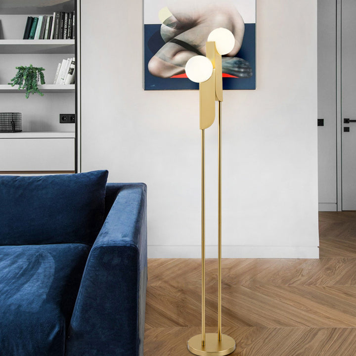 Modern Dual-Head Floor Lamp