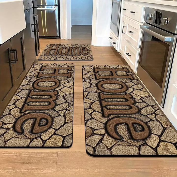 Stone-Inspired Decorative Area Mat Kalsten