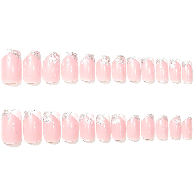Creative Floral Snowflake Nail Art Kalsten