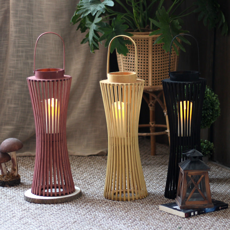 Modern lantern with braided design Kalsten