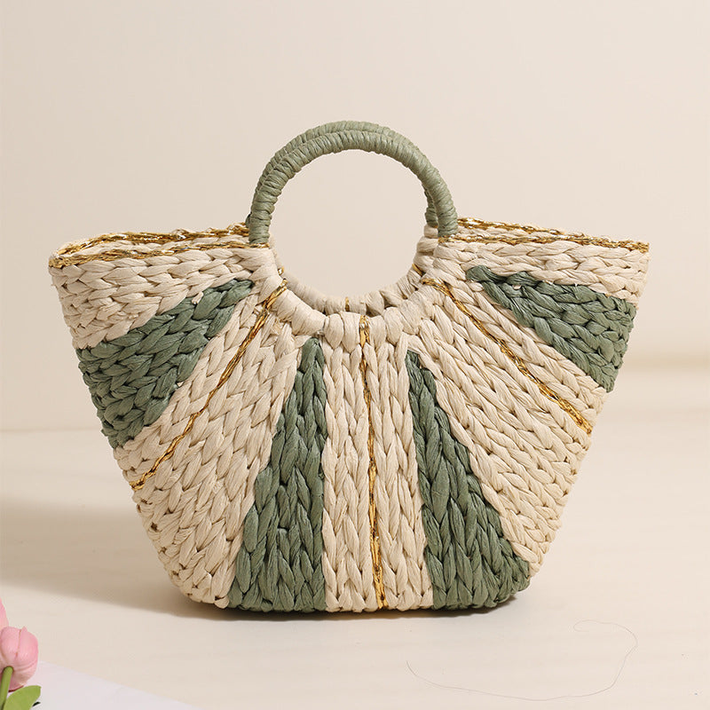 Handcrafted basket bag in modern design Kalsten