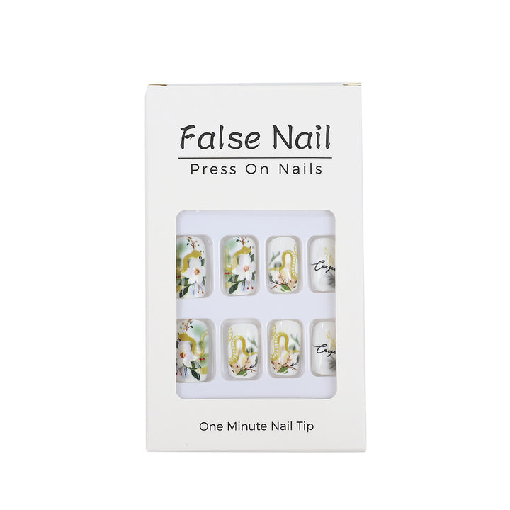 Artificial nails with floral and artistic design Kalsten
