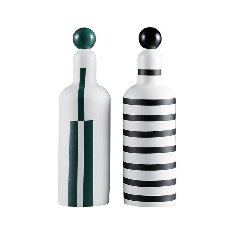 Decorative Geometric Art Bottles