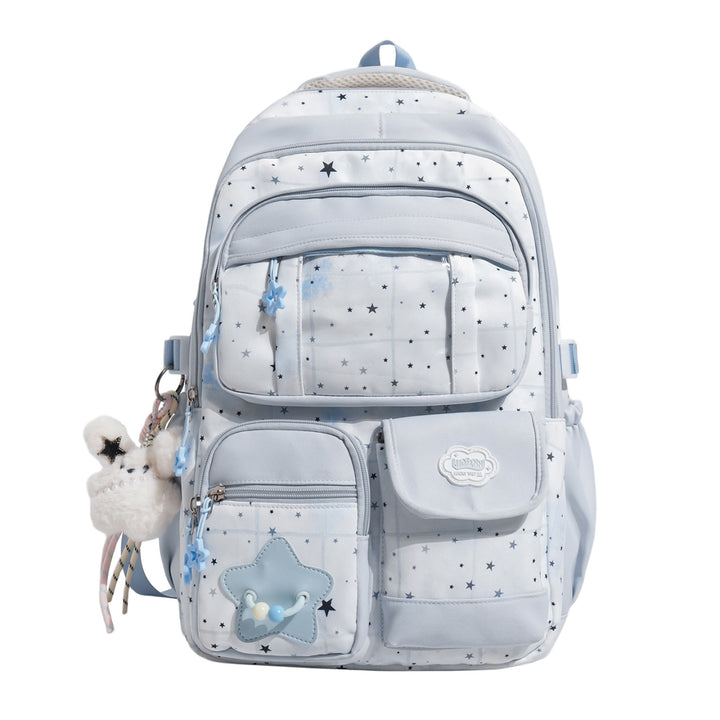 Playful Star Patterned School Backpack Kalsten