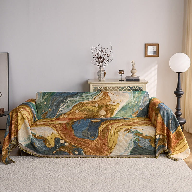 Artistic Abstract Design Throw Blanket