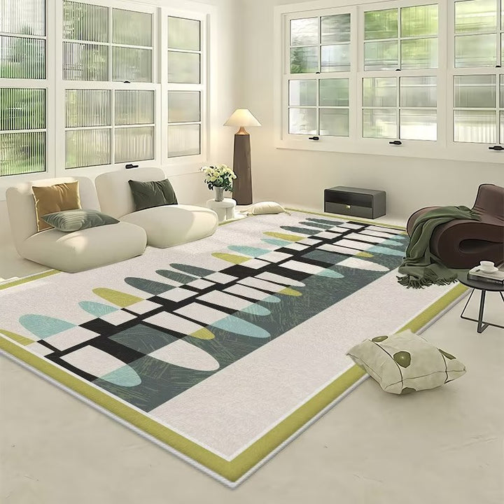 Geometric Pattern Area Rug Kalsten