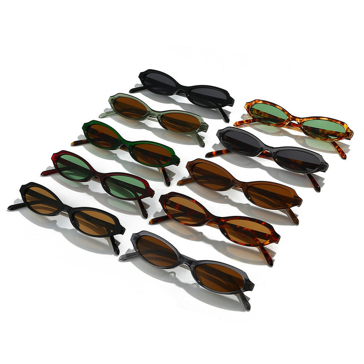 Fashionable Oval Frame Sunglasses Kalsten