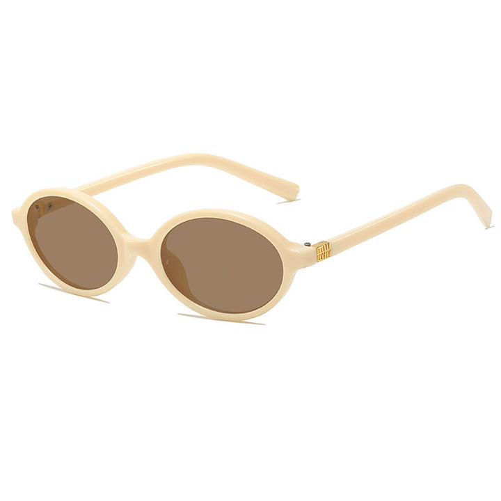 Vintage-Inspired Oval Frame Eyeglasses Kalsten