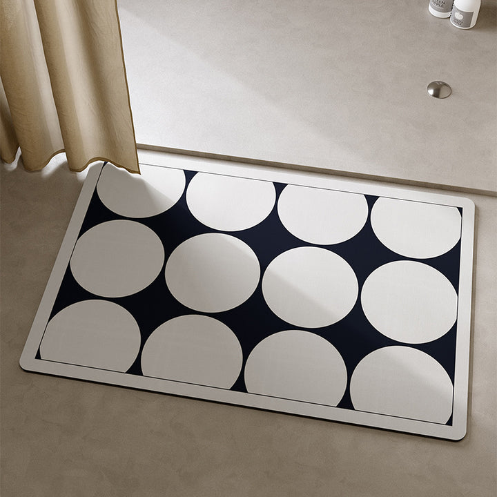Playful Cat-Themed Bath Mat Kalsten