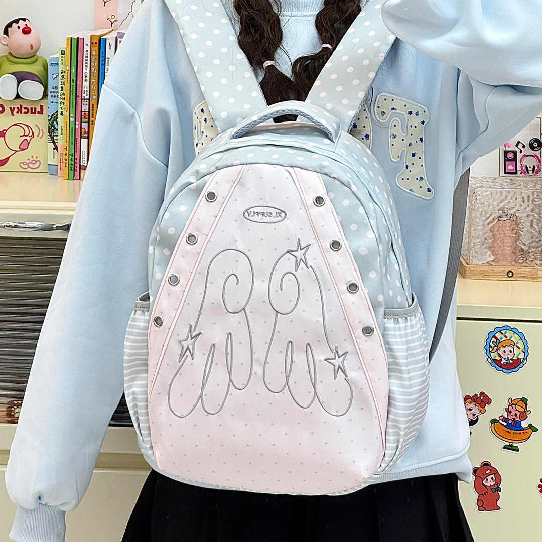 Playful Graphic Print Backpack Kalsten