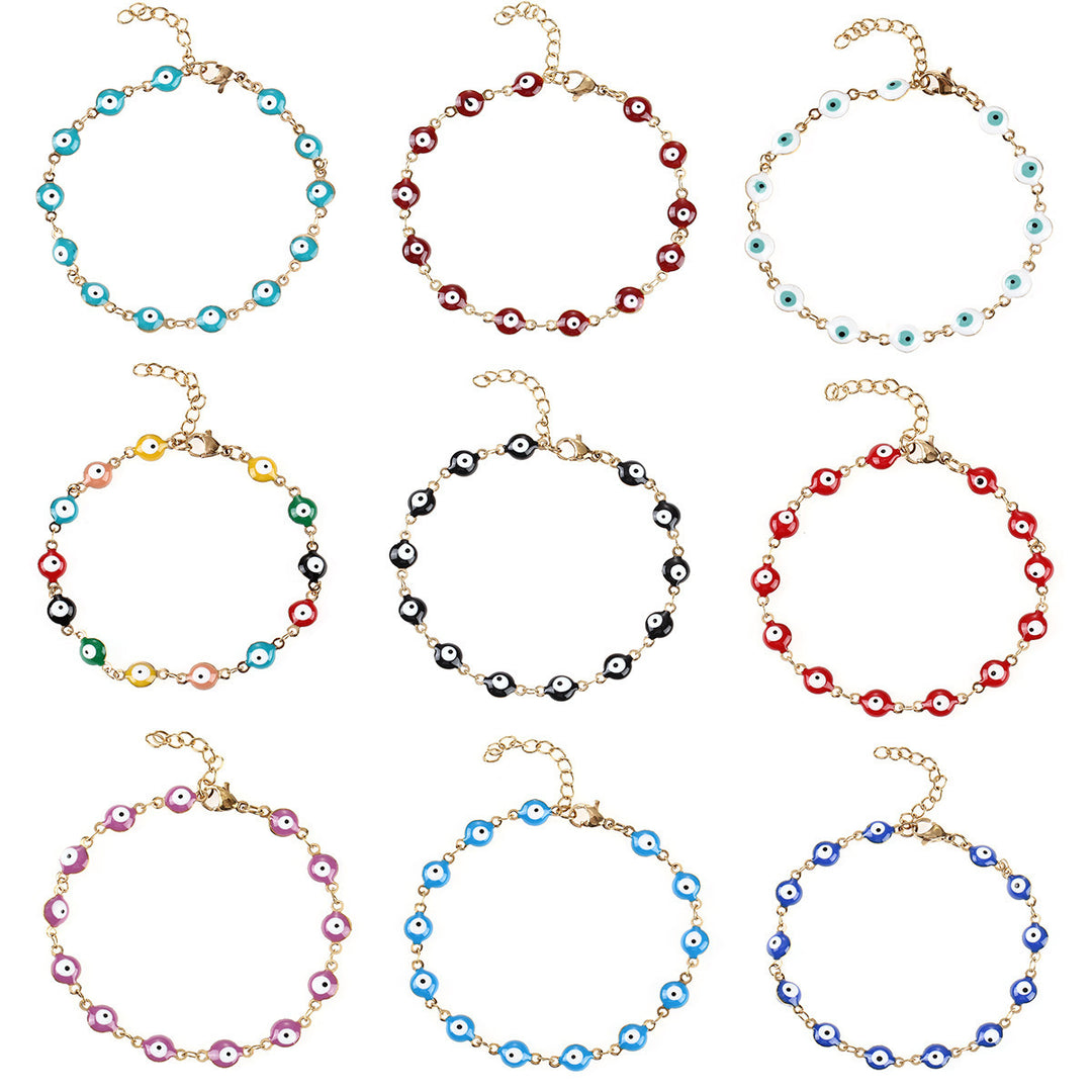 Colorful Evil Eye Charm Bracelet Kalsten