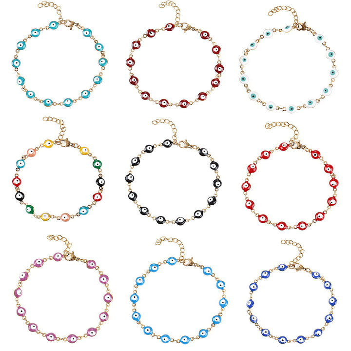 Colorful Evil Eye Charm Bracelet Kalsten