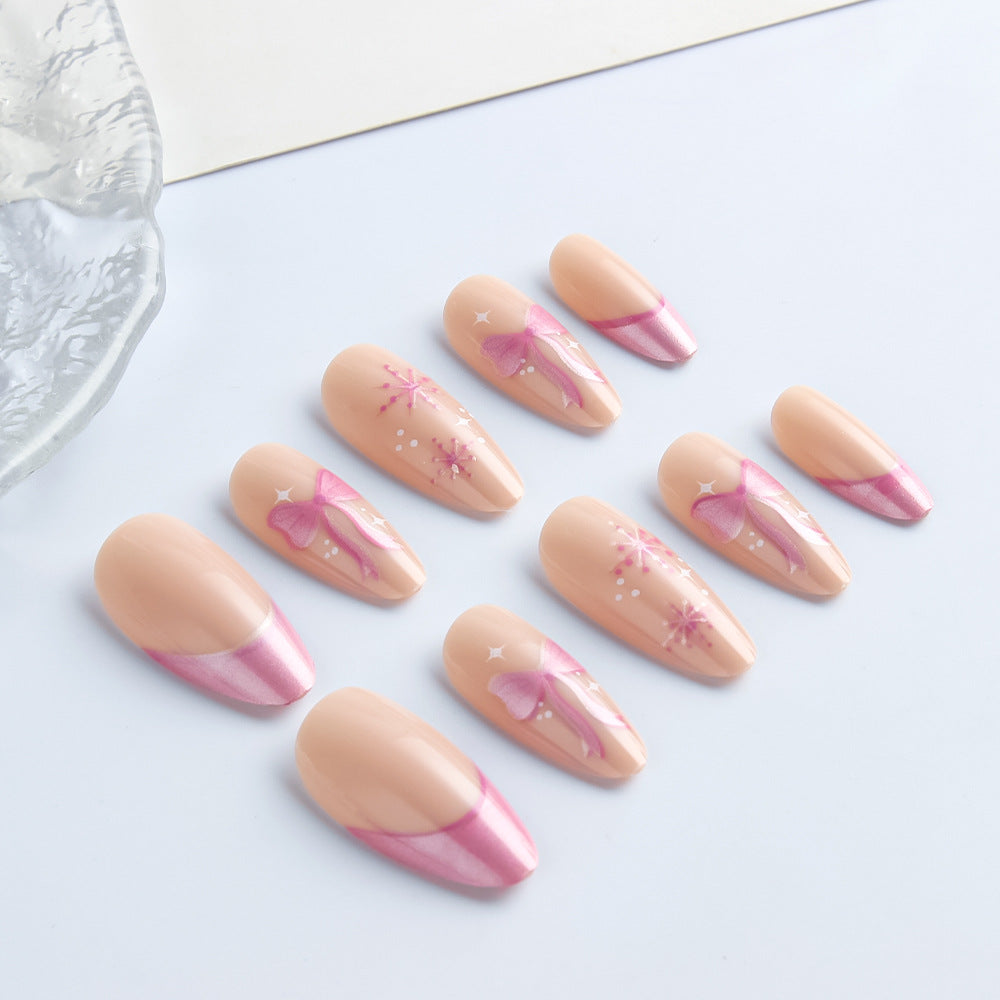 Elegant Butterfly Design Press-On Nails Kalsten
