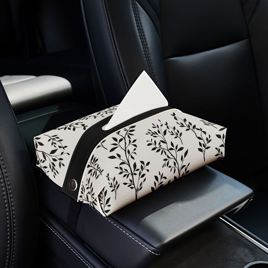 Floral Design Tissue Box Cover Kalsten
