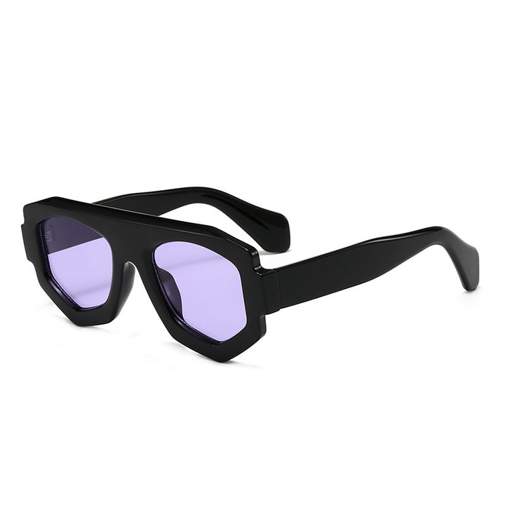 Bold Geometric Shield Sunglasses Kalsten