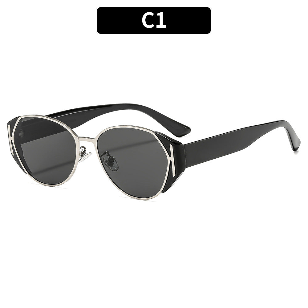 Fashion-Forward Angular Cat-Eye Sunglasses